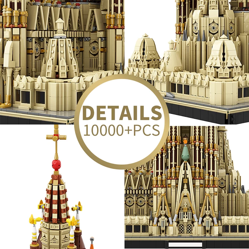 [Pre-sale] GoBricks MOC 65795 Sagrada Familia Europe Warehouse Express