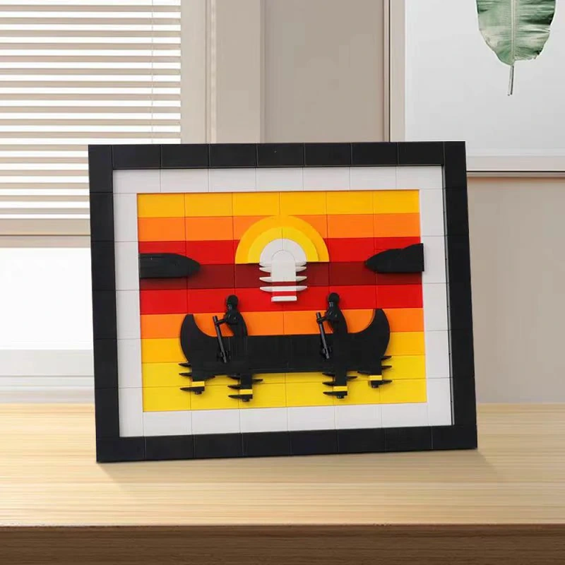 Studio MOC 187605 Canoe At Sunset