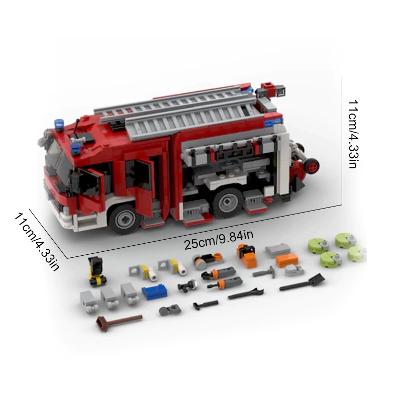 Lego fire truck moc new arrivals