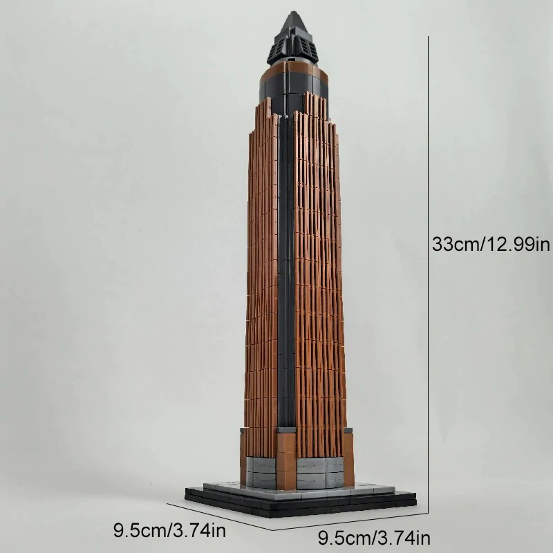 Studio MOC 149040 Messeturm Messe Tower 1:800 Scale