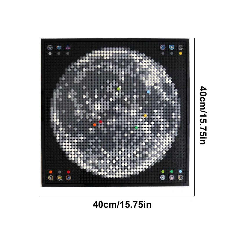 [Deal] Studio MOC 88149 Apollo Program Moon Landing Sites Mosaic