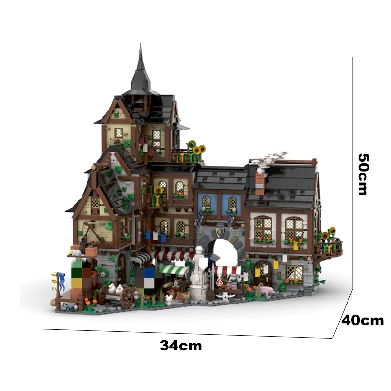 [Pre-sale] Studio MOC 134085 Medieval Town Centre Europe Warehouse Express