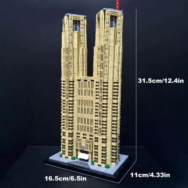 Studio MOC 153517 Tokyo Metropolitan Government Building 1:800 Scale Tochō