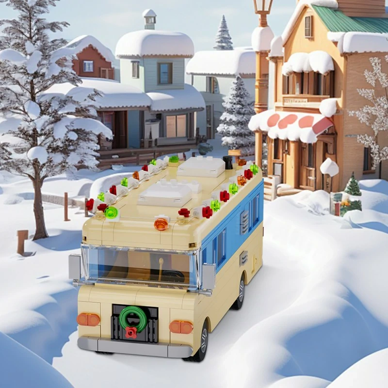 GoBricks MOC A0667 Cousin Eddie's RV During Christmas Break