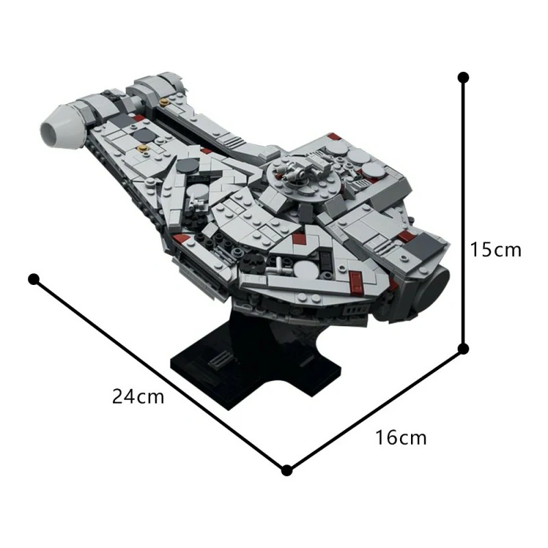 GoBricks MOC 193629 Dash Rendar's Outrider From  Falcon The Star Wars