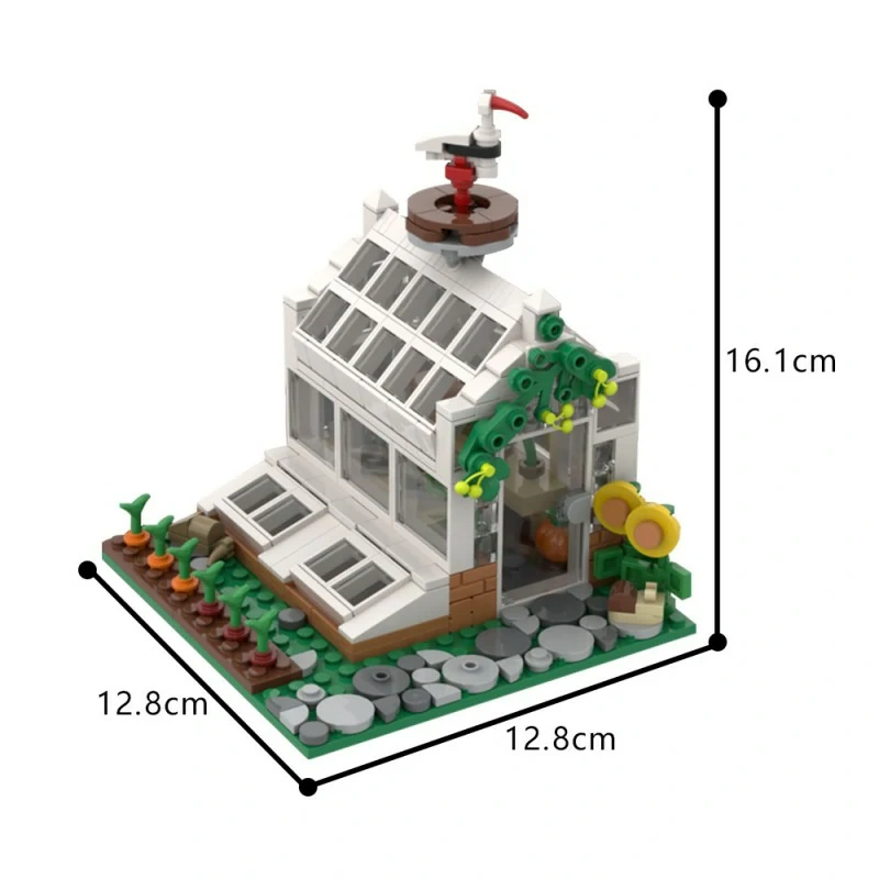 GoBricks MOC 194436 Victorian Greenhouse