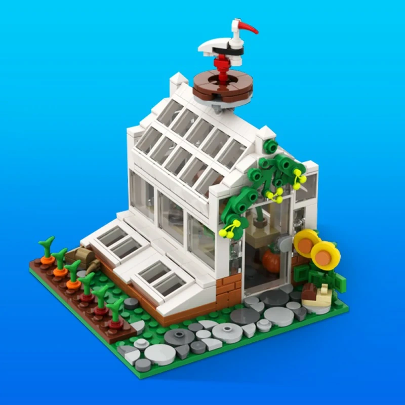 GoBricks MOC 194436 Victorian Greenhouse