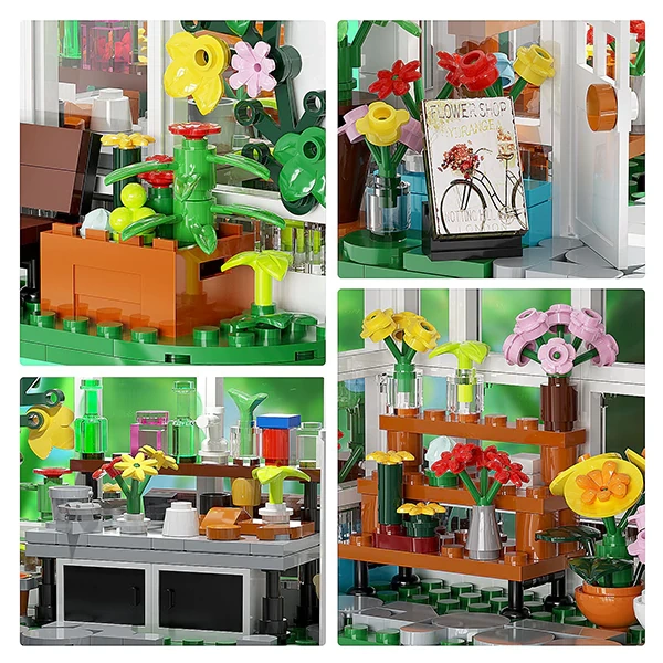 MOC F-C9064 Fairy Tale Town Sunshine Flower House