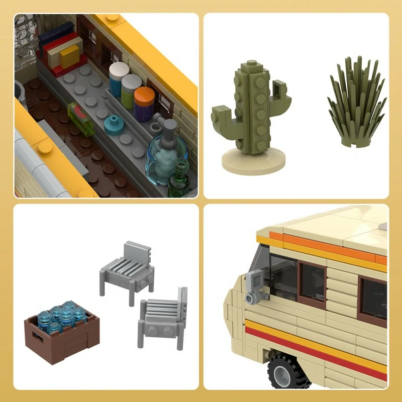 GoBricks MOC A0630 Breaking Bad RV Small Edition