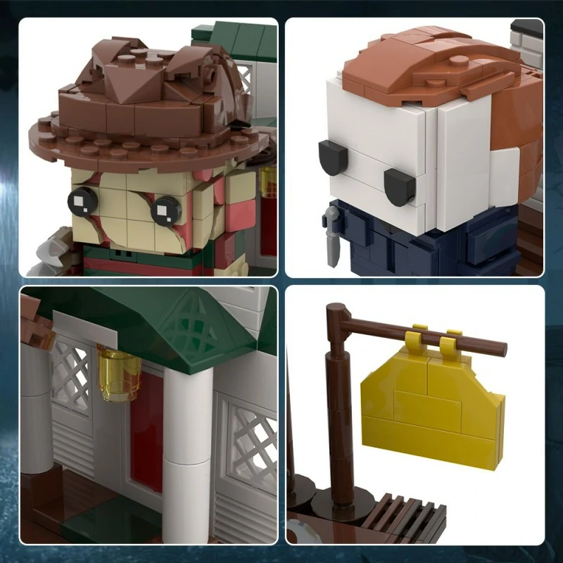 GoBricks MOC A0652 Halloween Friday The 13th A Nightmare On Elm Street Brickheadz