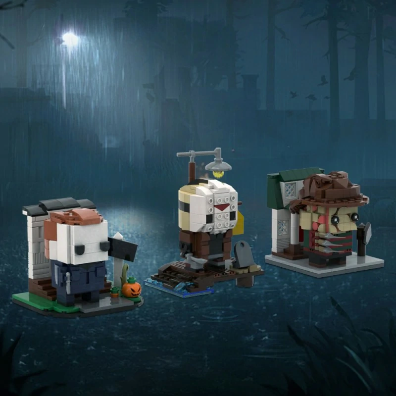 GoBricks MOC A0652 Halloween Friday The 13th A Nightmare On Elm Street Brickheadz