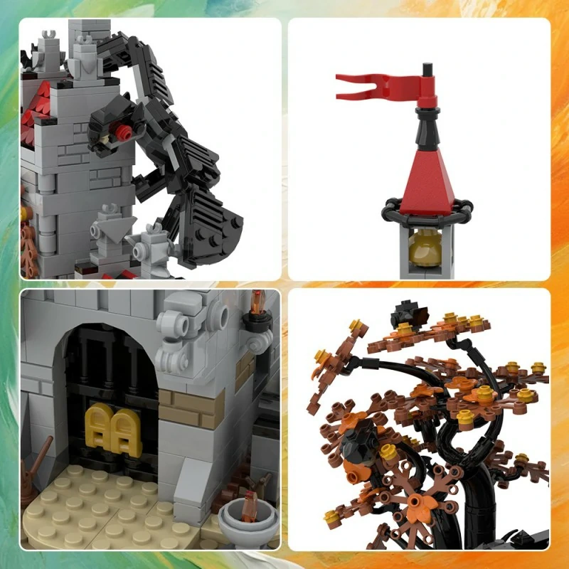 GoBricks MOC 191306 Fright Knights Basil's Manor Heroes of Might and Magic