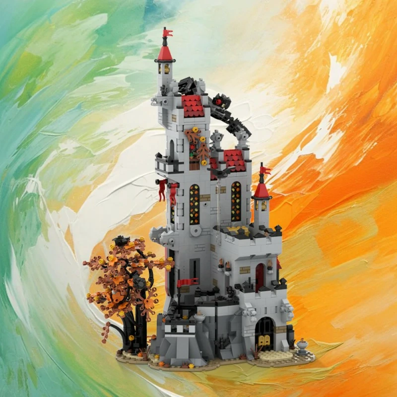 GoBricks MOC 191306 Fright Knights Basil's Manor Heroes of Might and Magic