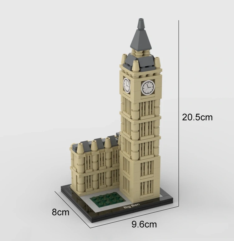 Studio MOC 65034 Big Ben Shape Variation