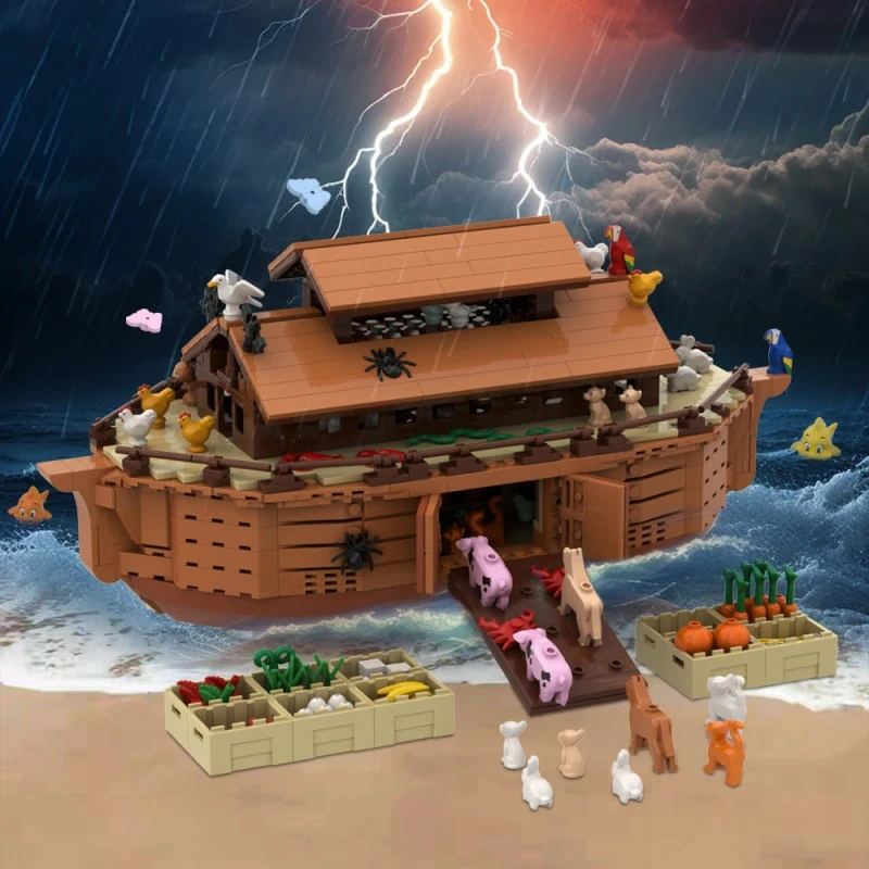 GoBricks MOC A1793 Noah's Ark