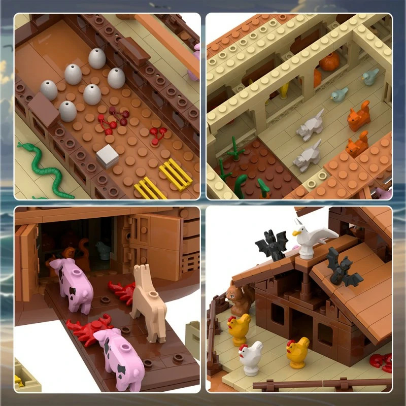 GoBricks MOC A1793 Noah's Ark