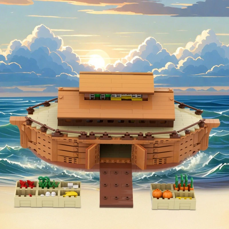 GoBricks MOC A1793 Noah's Ark