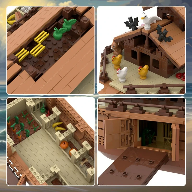 GoBricks MOC A1793 Noah's Ark