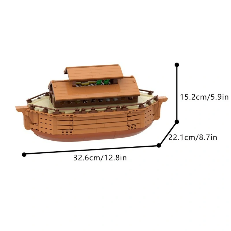 GoBricks MOC A1793 Noah's Ark