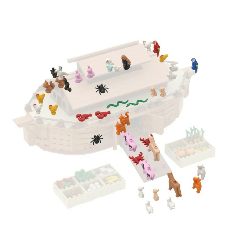 GoBricks MOC A1793 Noah's Ark