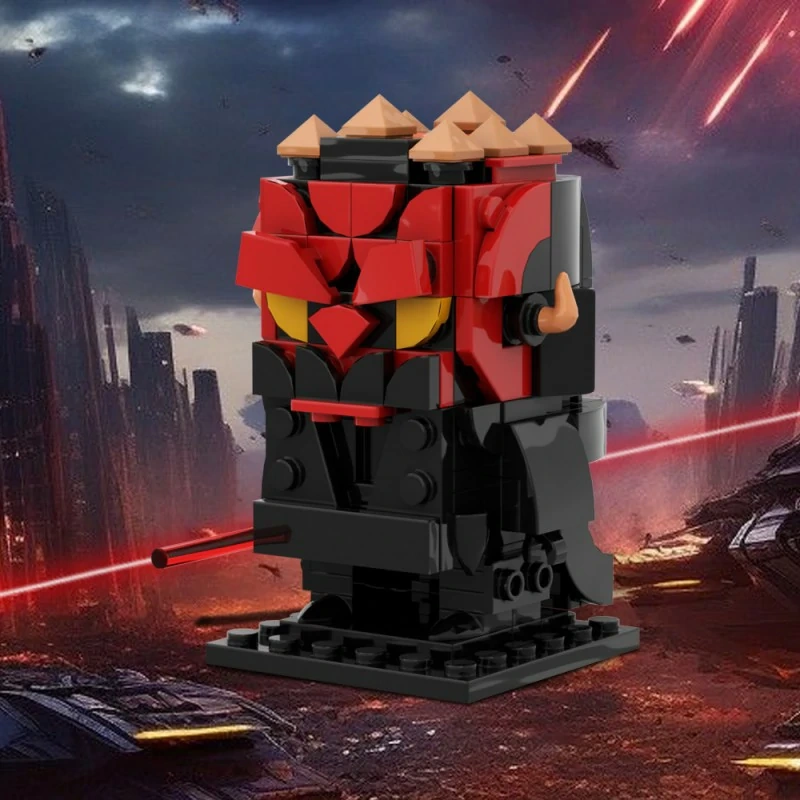 GoBricks MOC A1771 Darth Maul BrickHeadz The Star Wars