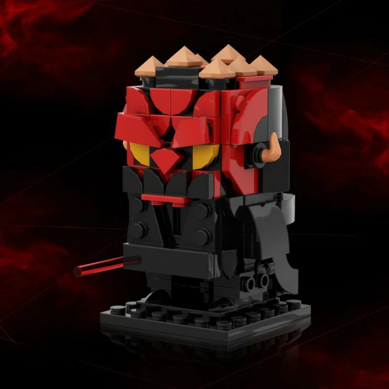 GoBricks MOC A1771 Darth Maul BrickHeadz The Star Wars