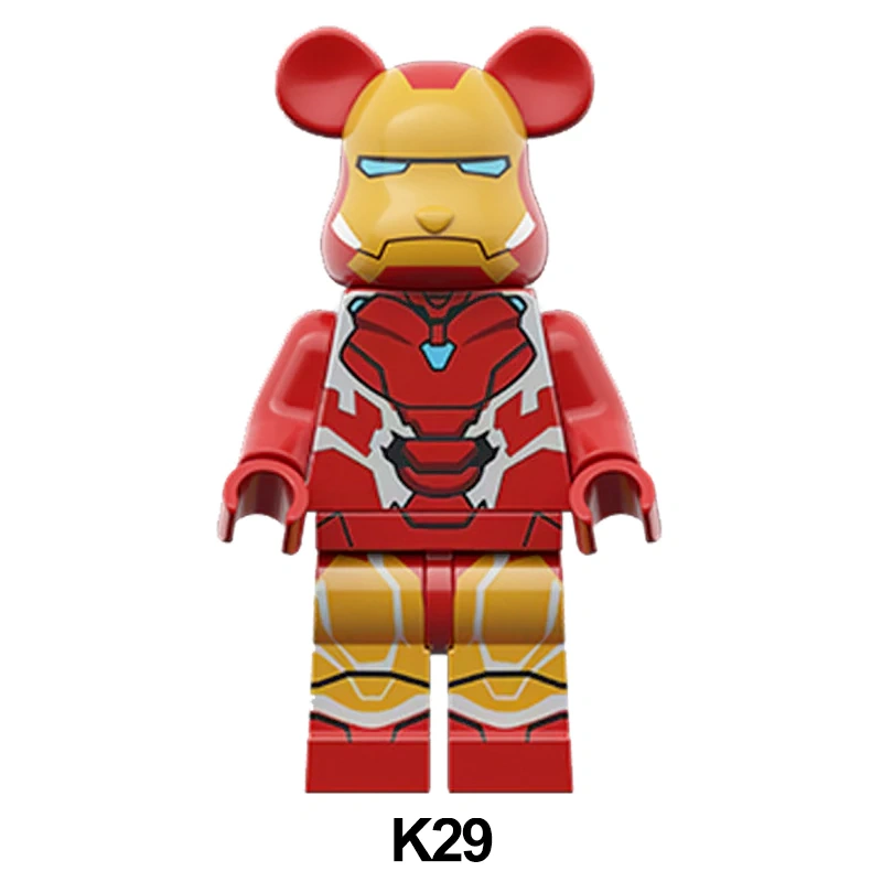 BLX 3033 Movie Cartoon Cute Bear Minifigures