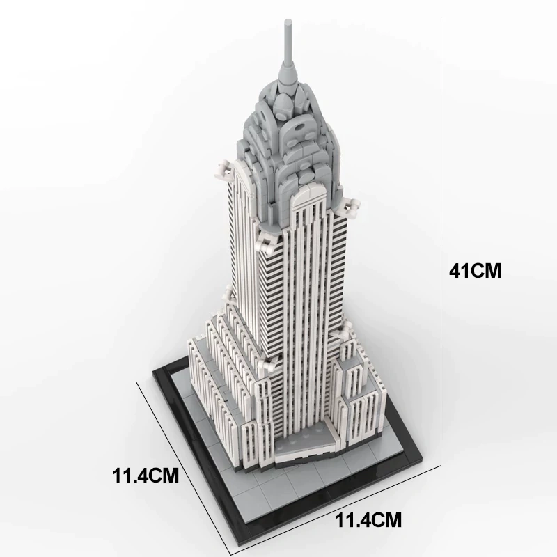 Studio MOC 127022 Chrysler Building 1:800 Scale