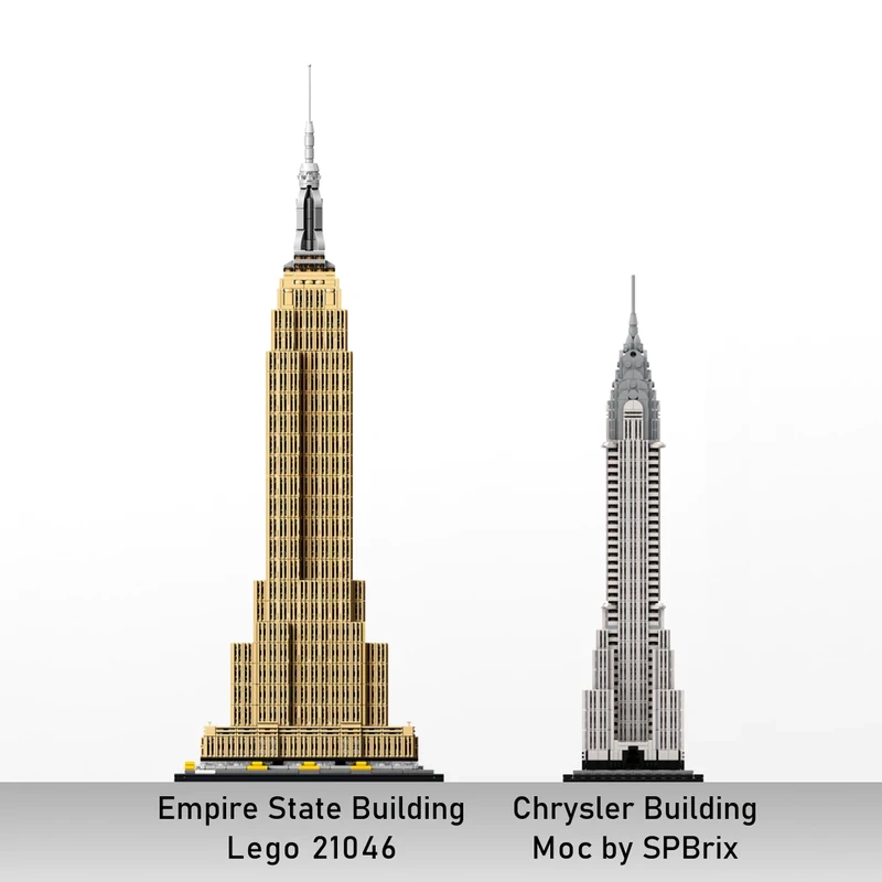 Studio MOC 127022 Chrysler Building 1:800 Scale