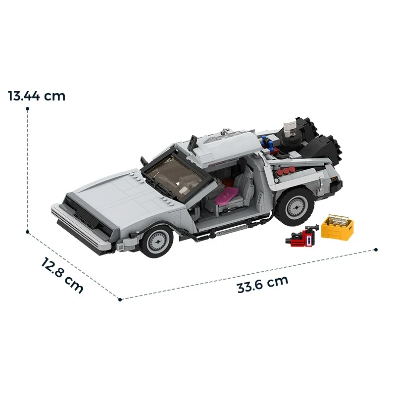 MOC C10420 Back To The Future DeLorean Time Machine