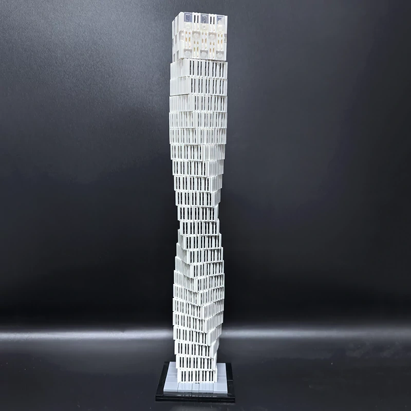 Studio MOC 152436 Cayan Tower Infinity Tower Dubai 1:800 Scale