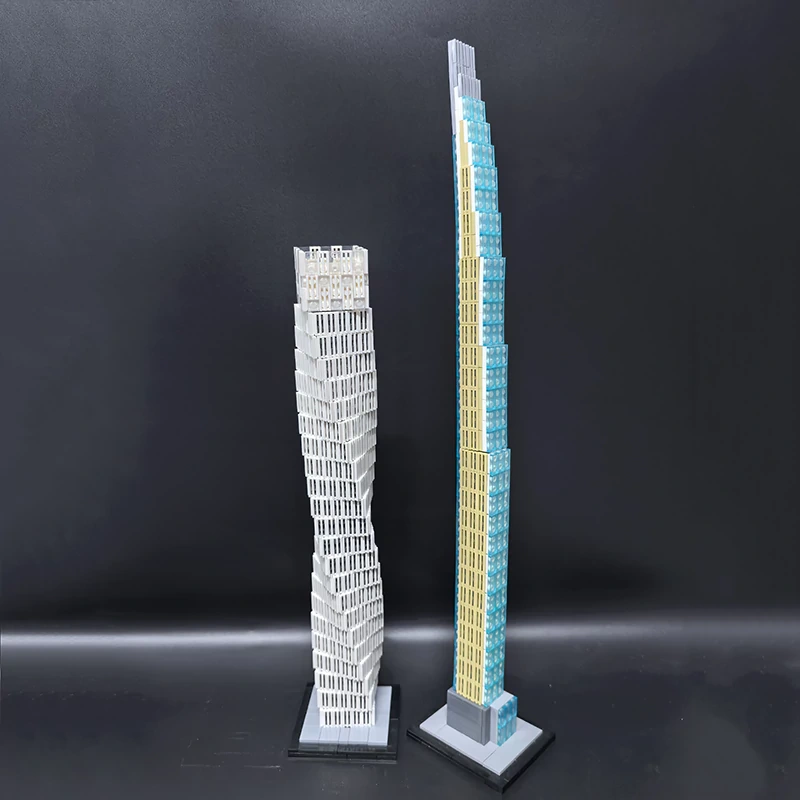 Studio MOC 152436 Cayan Tower Infinity Tower Dubai 1:800 Scale