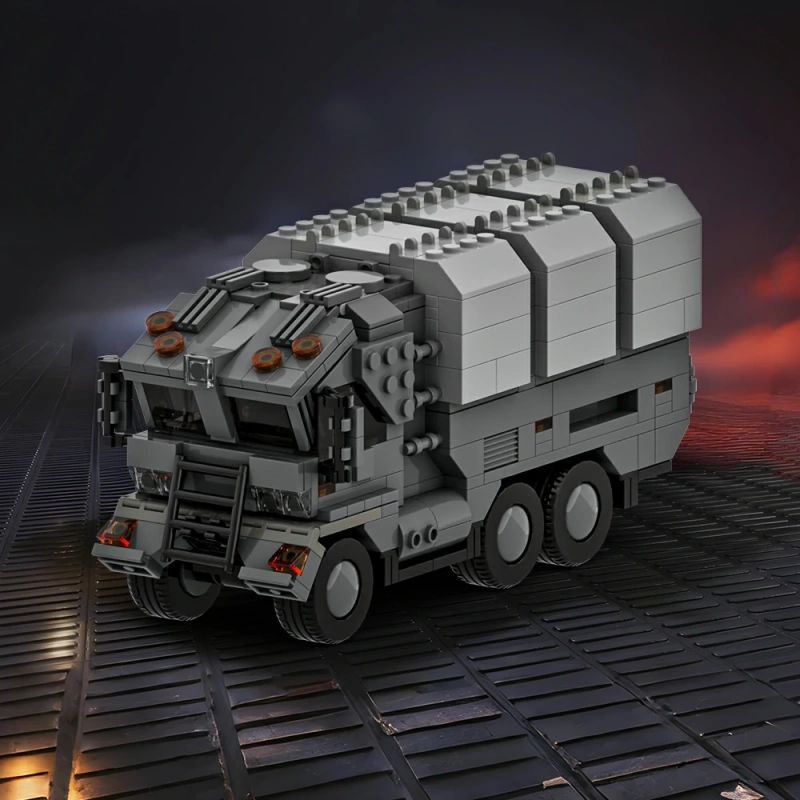 GoBricks MOC A1840 Futuristic Military Truck