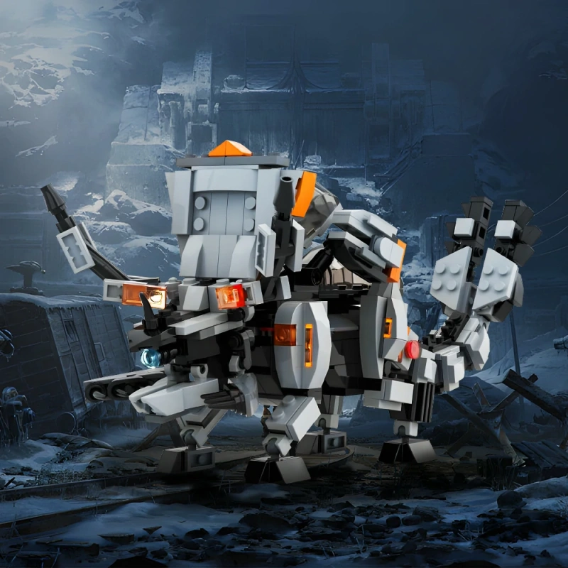 GoBricks MOC 169067 Grimhorn From Horizon Forbidden West
