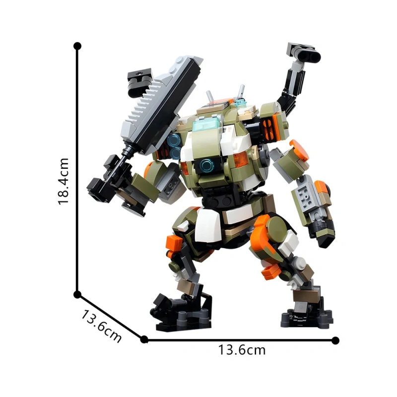 GoBricks MOC 165864 BT 7274-TITANFALL2