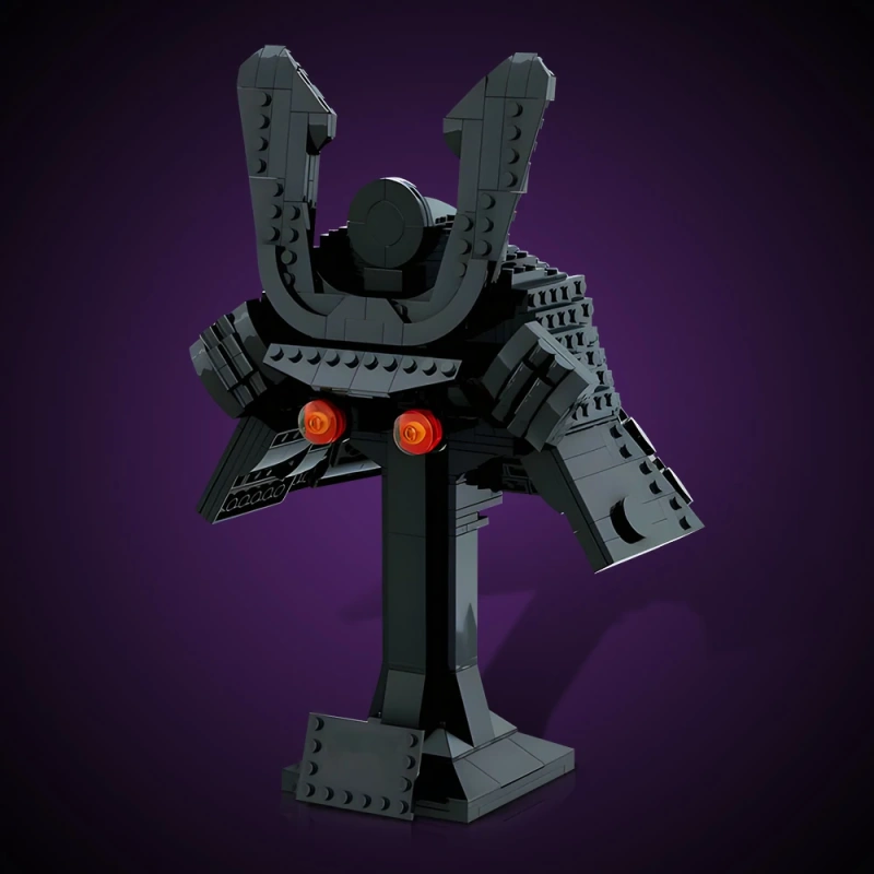 GoBricks MOC 204644 Lord Garmadon Helmet