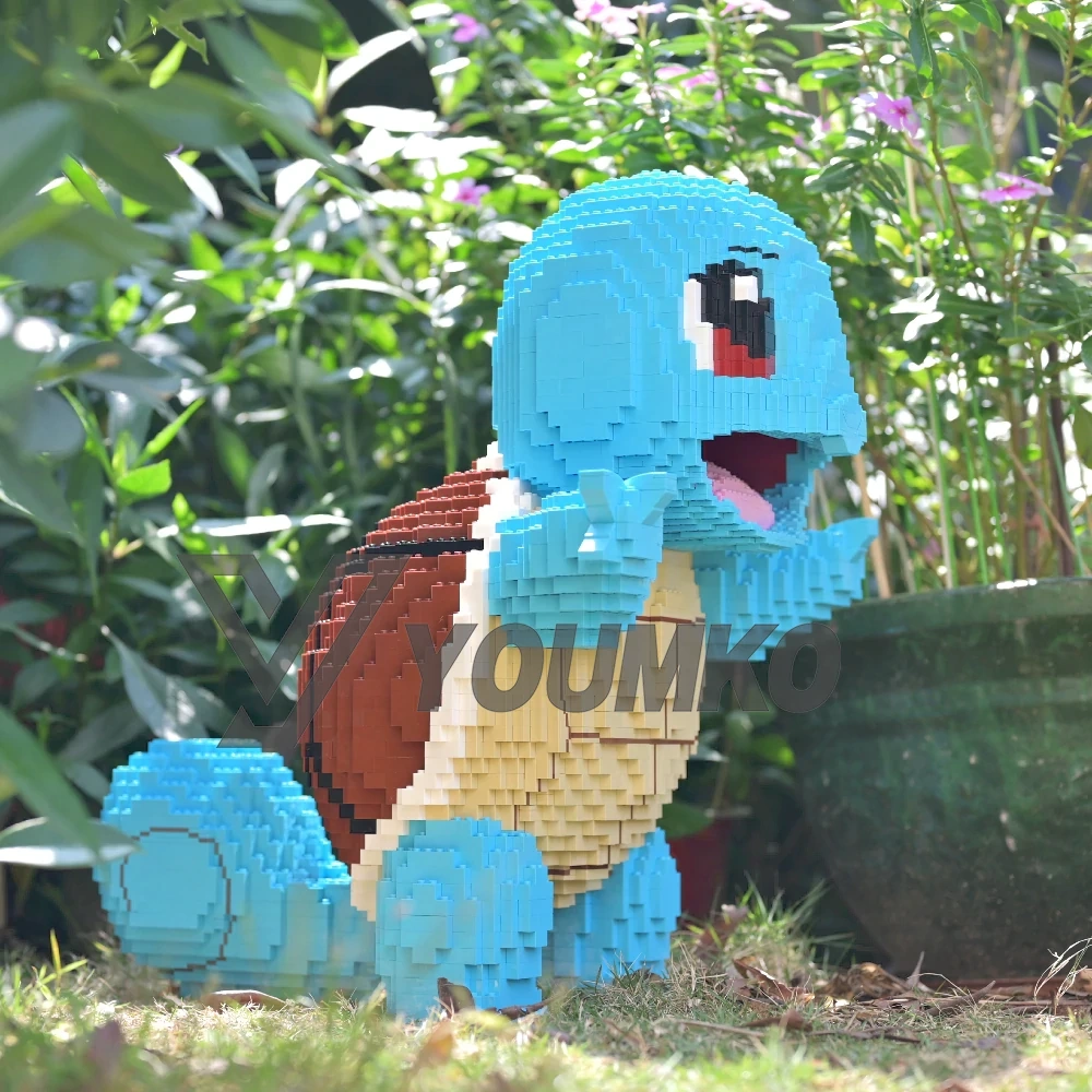 LEGO MOC Squirtle Life Size Pokémon Block Set - Main Image
