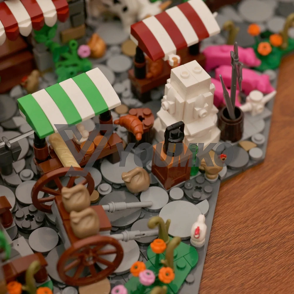 Studio MOC 134085 Medieval Town Centre Europe Warehouse Express