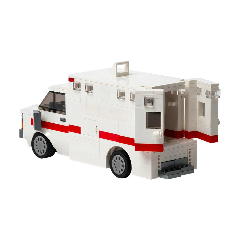 GoBricks MOC 203861 Ambulance With Full Interior
