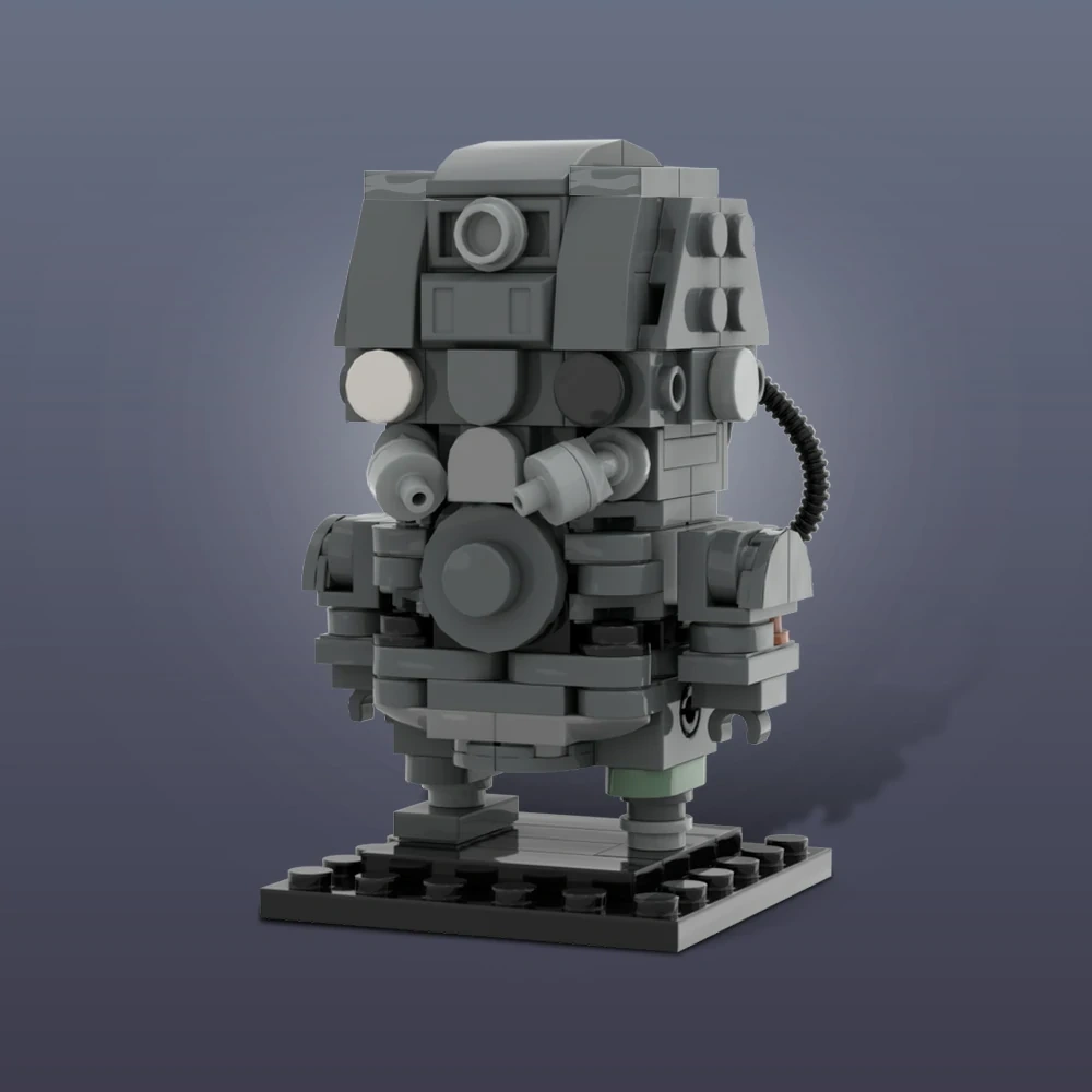 GoBricks MOC 204534 Star Wars Skeleton Crew SM-33 Brickheadz