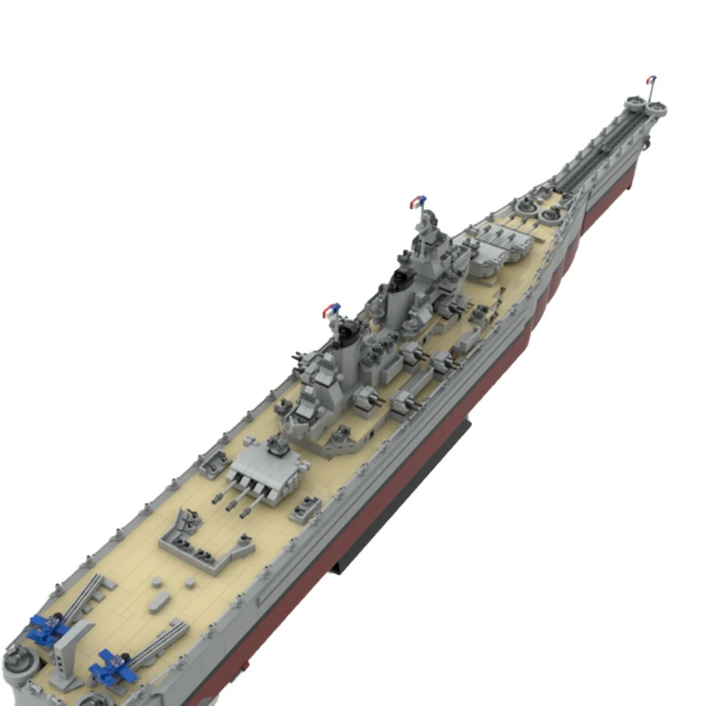 GoBricks MOC 196414 U.S Missouri BB-63