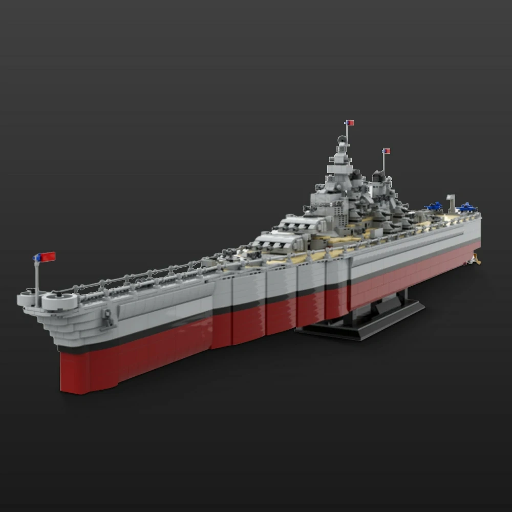 GoBricks MOC 196414 U.S Missouri BB-63