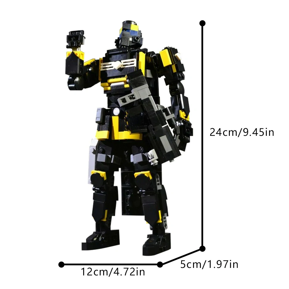 GoBricks MOC 202950 Helldivers B-01 Tactical Armor Helldivers 2