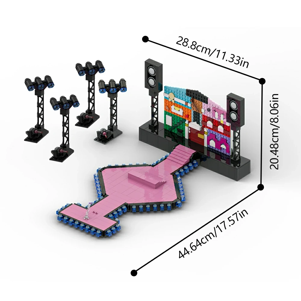 GoBricks MOC A1848 Taylor Swift The Eras Tour
