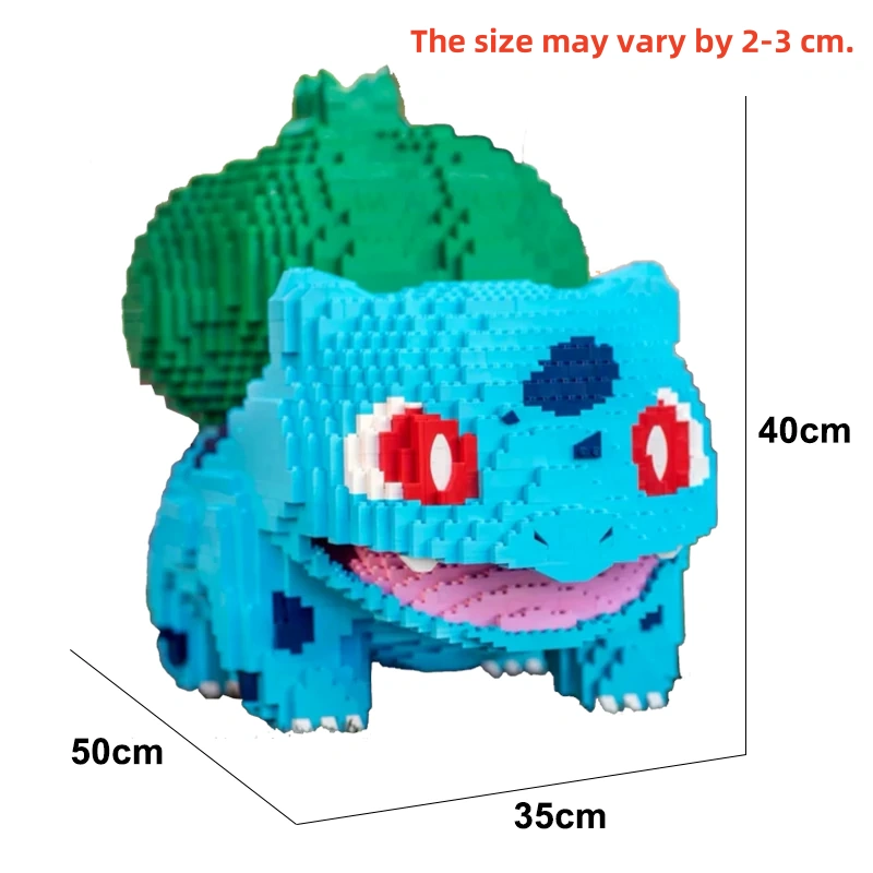 The size of Studio 000006 Bulbasaur.