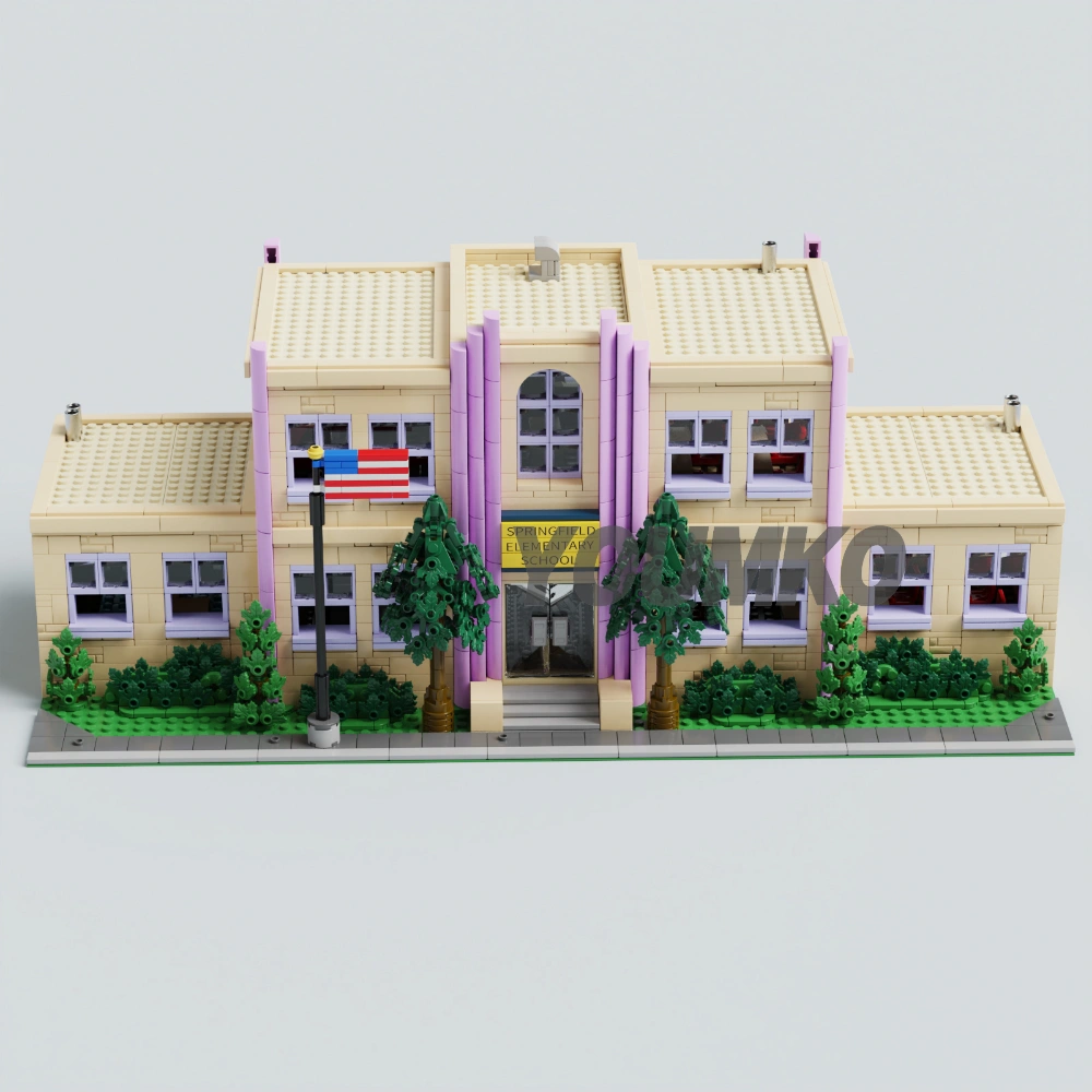 Studio MOC The Simpsons Springfield Elementary School Modular