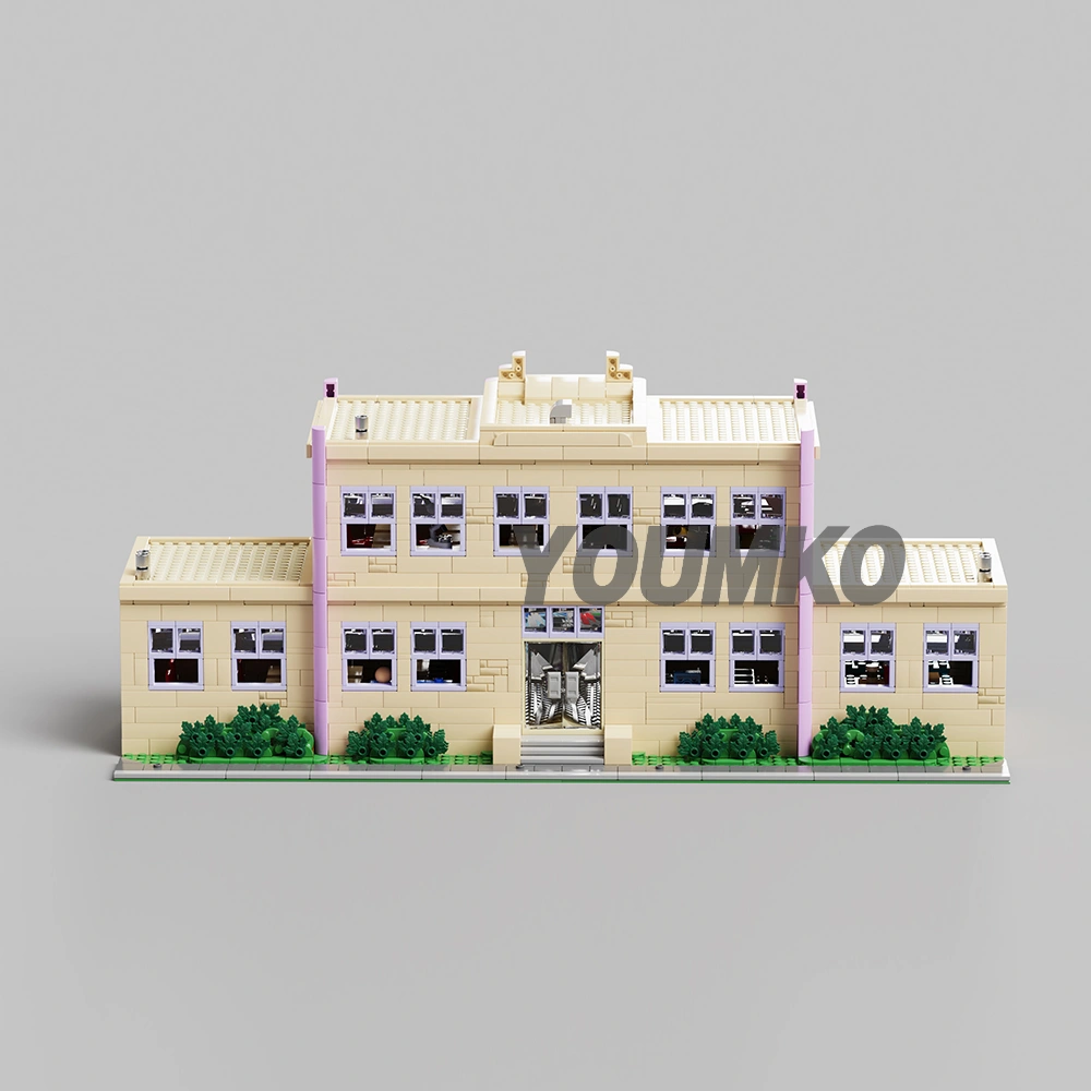 [Pre-Sale] [With Original Box] Studio MOC The Simpsons Springfield Elementary School Modular Europe Warehouse Express