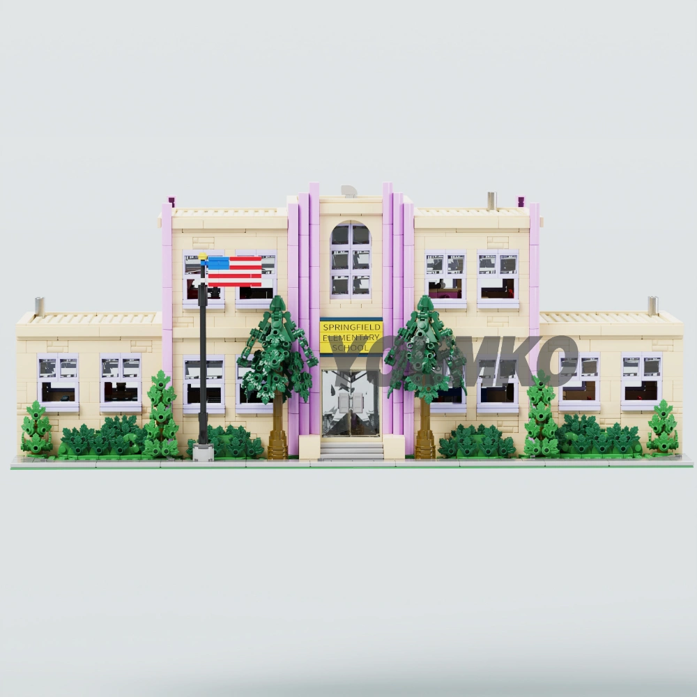 Studio MOC The Simpsons Springfield Elementary School Modular
