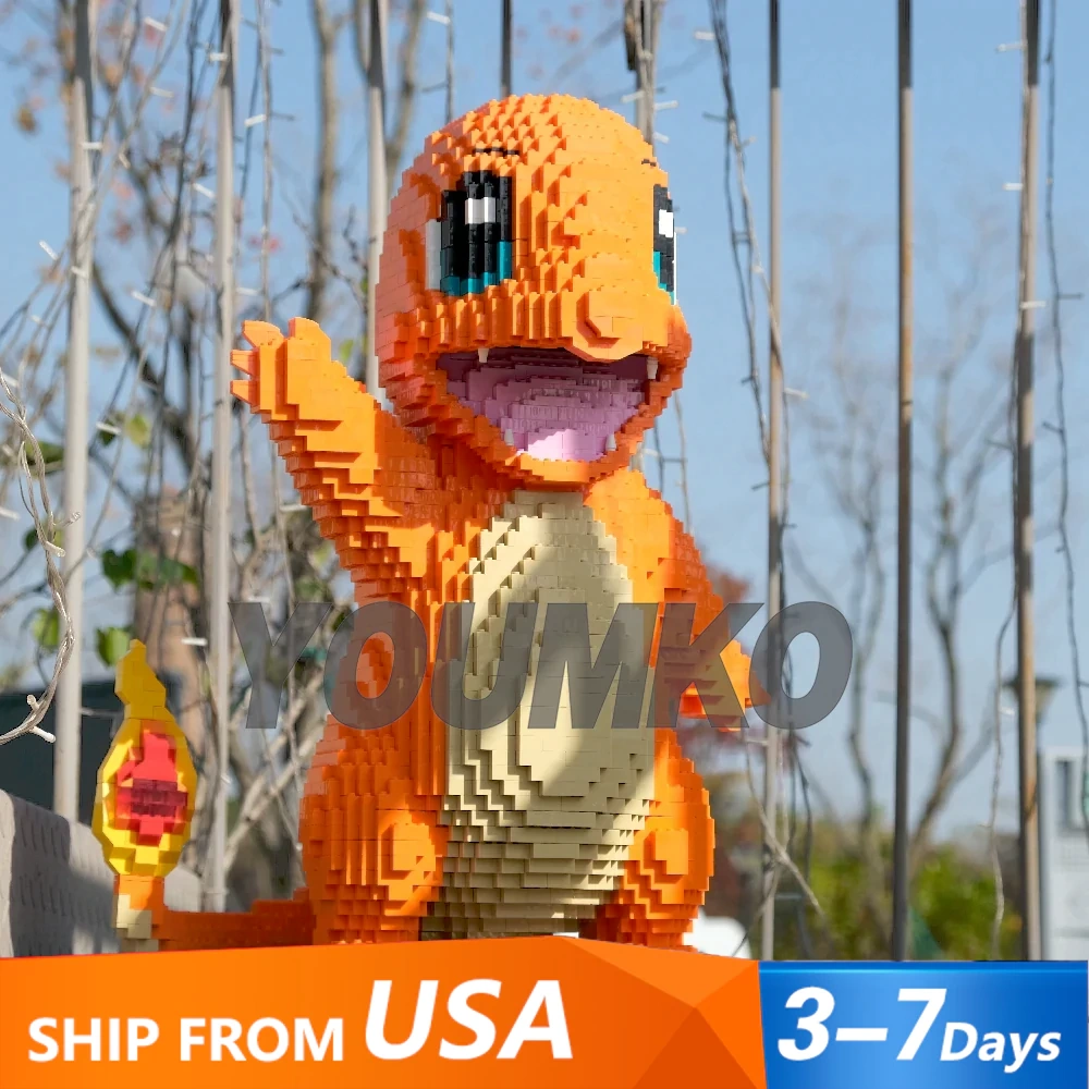 [Pre-Sale] Studio MOC 000003 Life Size Pokémon Pocket Charmander Japanese Anime US Warehouse Express