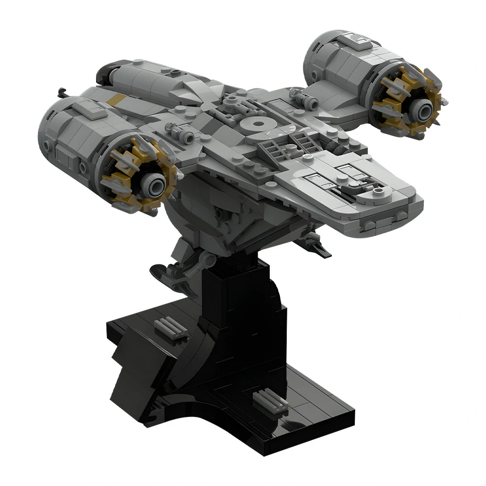 Gobricks MOC 183462 Razor Crest Starship Collection Midi Scale